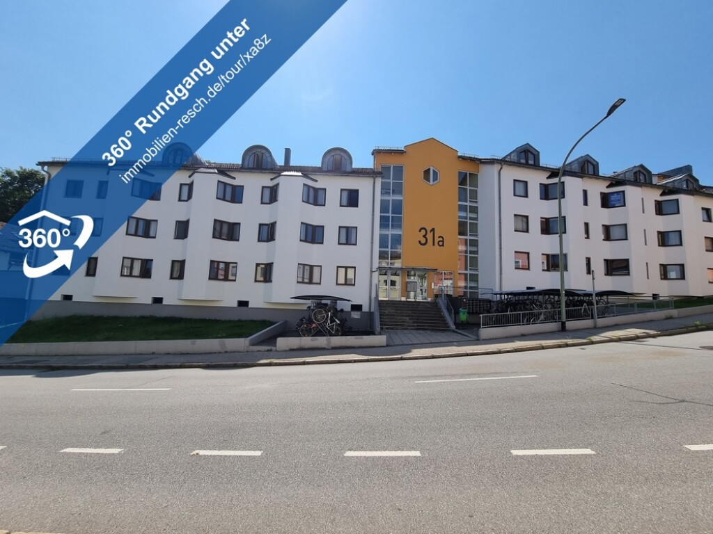 Passau - 1-Zimmer-Studentenappartement in zentrumsnaher Wohnlage – 5 Gehminuten von der Uni entfernt