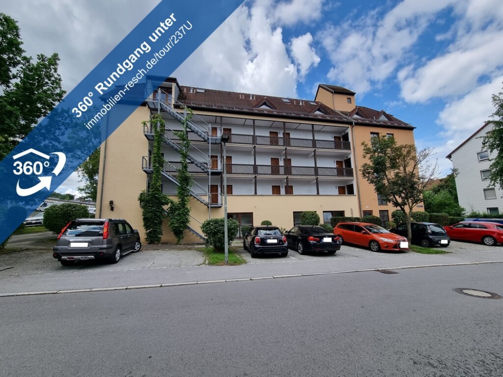 Passau - Studentenwohnanlage nähe Zentrum 1-Zimmer-Appartement mit Einbauküche und Wintergarten