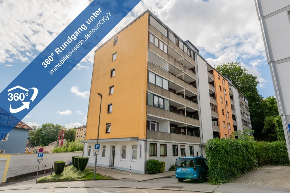 Passau - Komplett saniert in bester Lage! 2-Zimmer-Wohnung mit Balkon, Duschbad & EBK