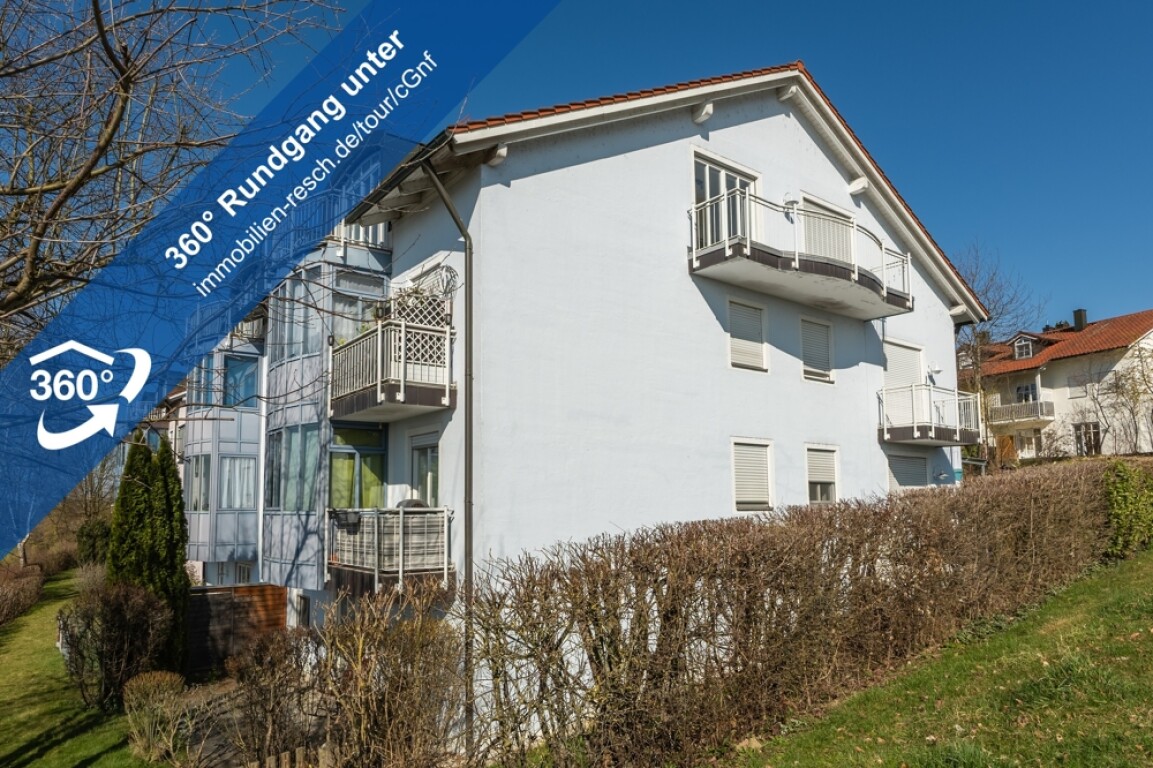 Passau - Stadtappartement in Passau-Hacklberg 1-Zimmer-Wohnung mit Wannenbad, EBK und Balkon