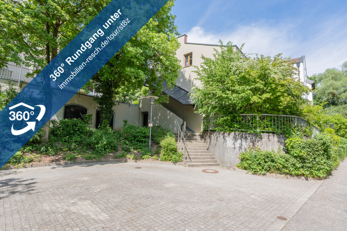 Passau - Direkt am Inn gelegen 1-Zimmer-Appartement mit Duschbad, Terrasse und EBK