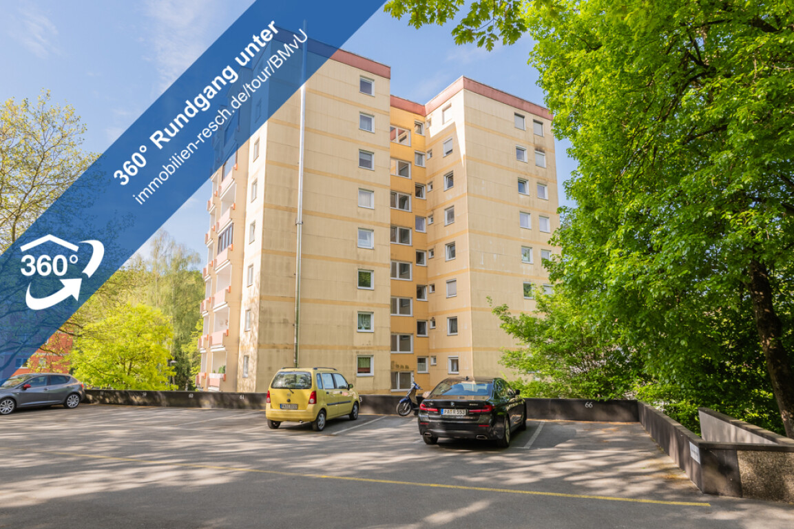 Wohnen mit Weitblick 2-Zimmer-Wohnung mit Wannenbad, Balkon und EBK