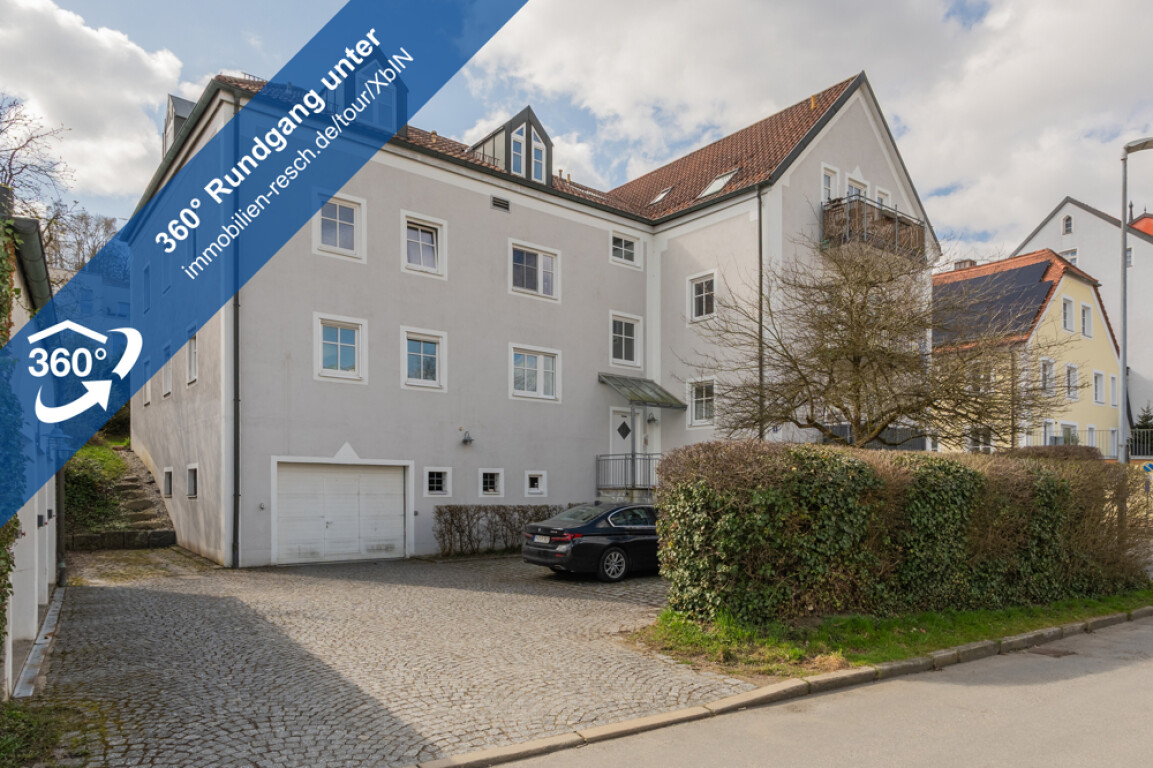 Passau - Wohnen mit fantastischen Altstadtblick Kompakte 3-Zimmer-Wohnung mit geschützter Terrasse und EBK