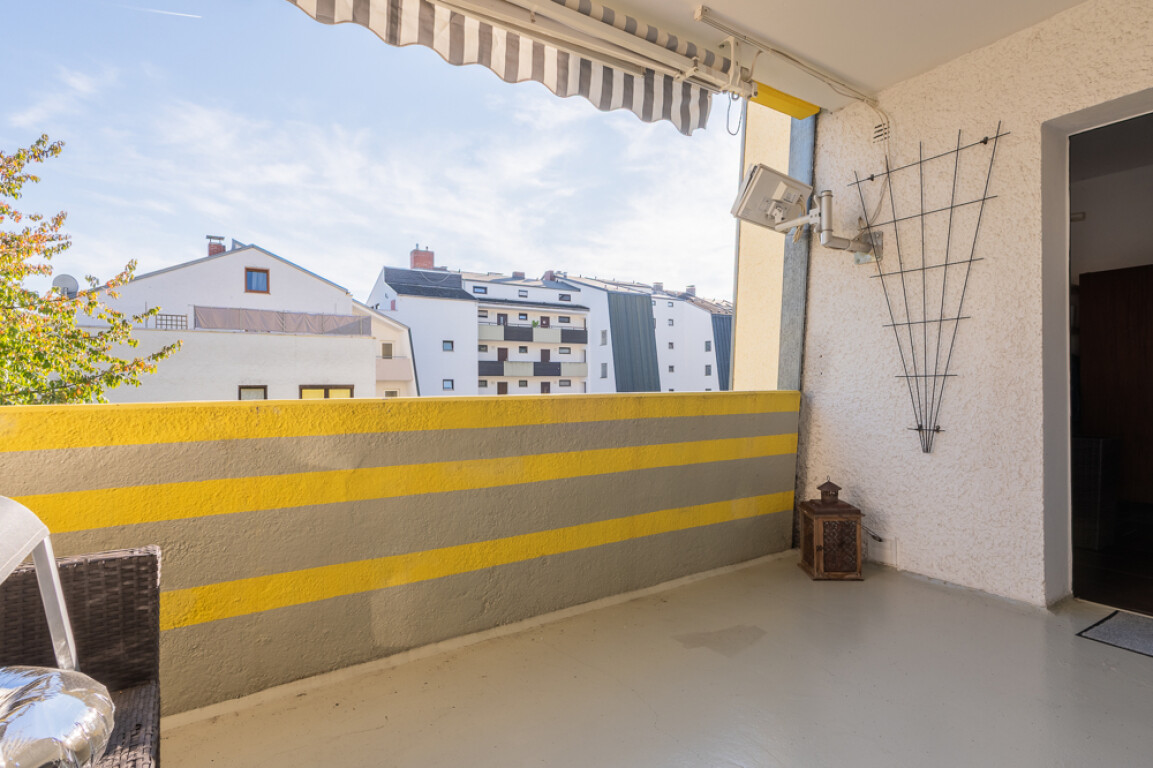 Passau - Schön aufgeteilte 4-Zimmer-Wohnung mit Balkon und herrlichem Ausblick – auch ideal für Eigennutzer