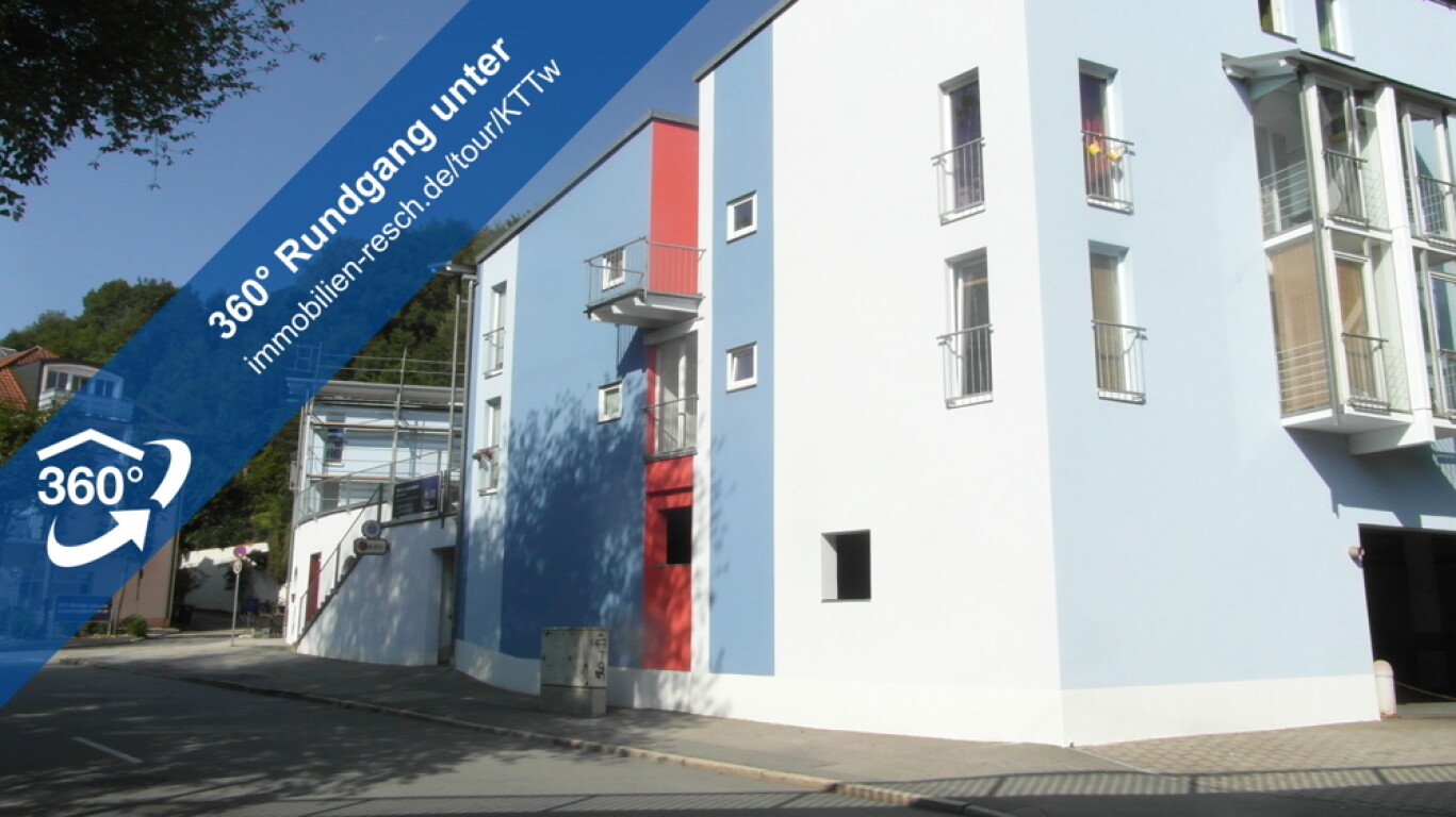 Passau - 1-Zimmer-Studentenappartement mit Balkon in Passau-Innstraße/ gegenüber der Universität