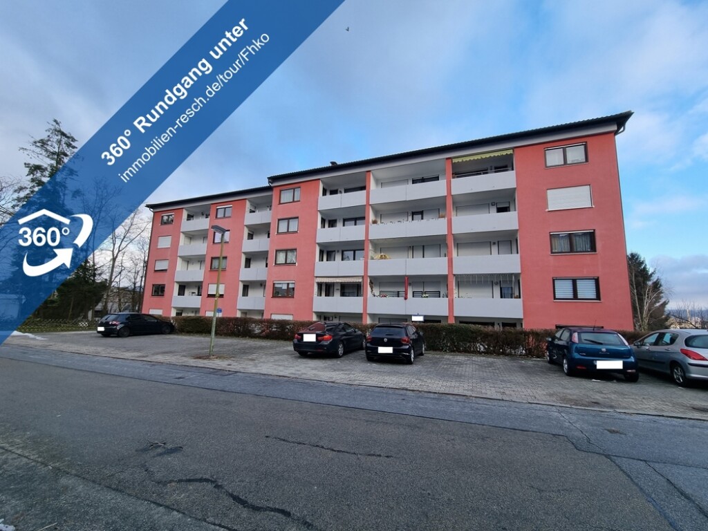 Passau - Etagenwohnung in der Passauer Innstadt 3-Zimmer-Wohnung mit EBK, Balkon und Tageslichtduschbad