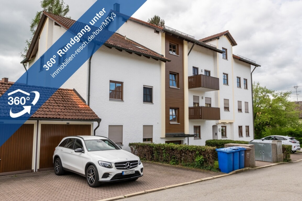 Passau - Stadtwohnung in zentraler Lage! 3 Zimmer Wohnung in ruhige Lage mit Balkon und Einzelgarage